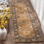 Safavieh Heritage 52A Rug, HG652A - Camel / Blue