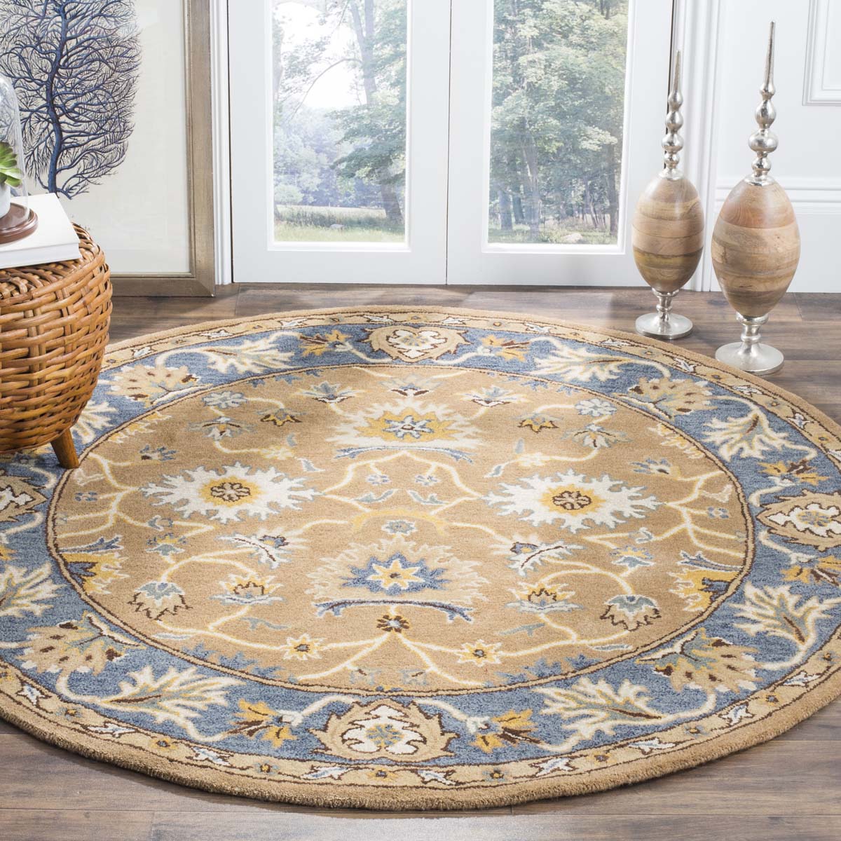 Safavieh Heritage 52A Rug, HG652A - Camel / Blue