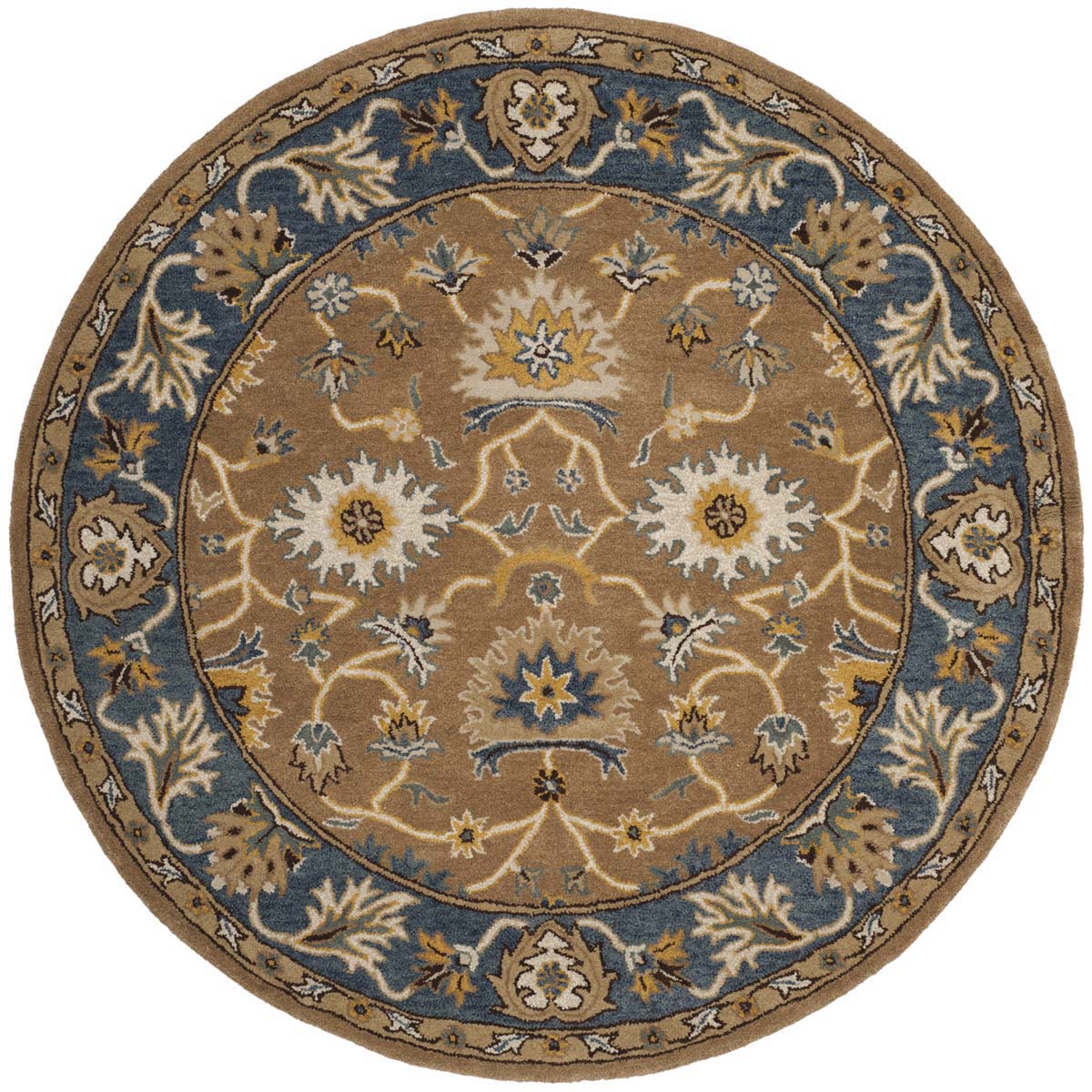 Safavieh Heritage 52A Rug, HG652A - Camel / Blue