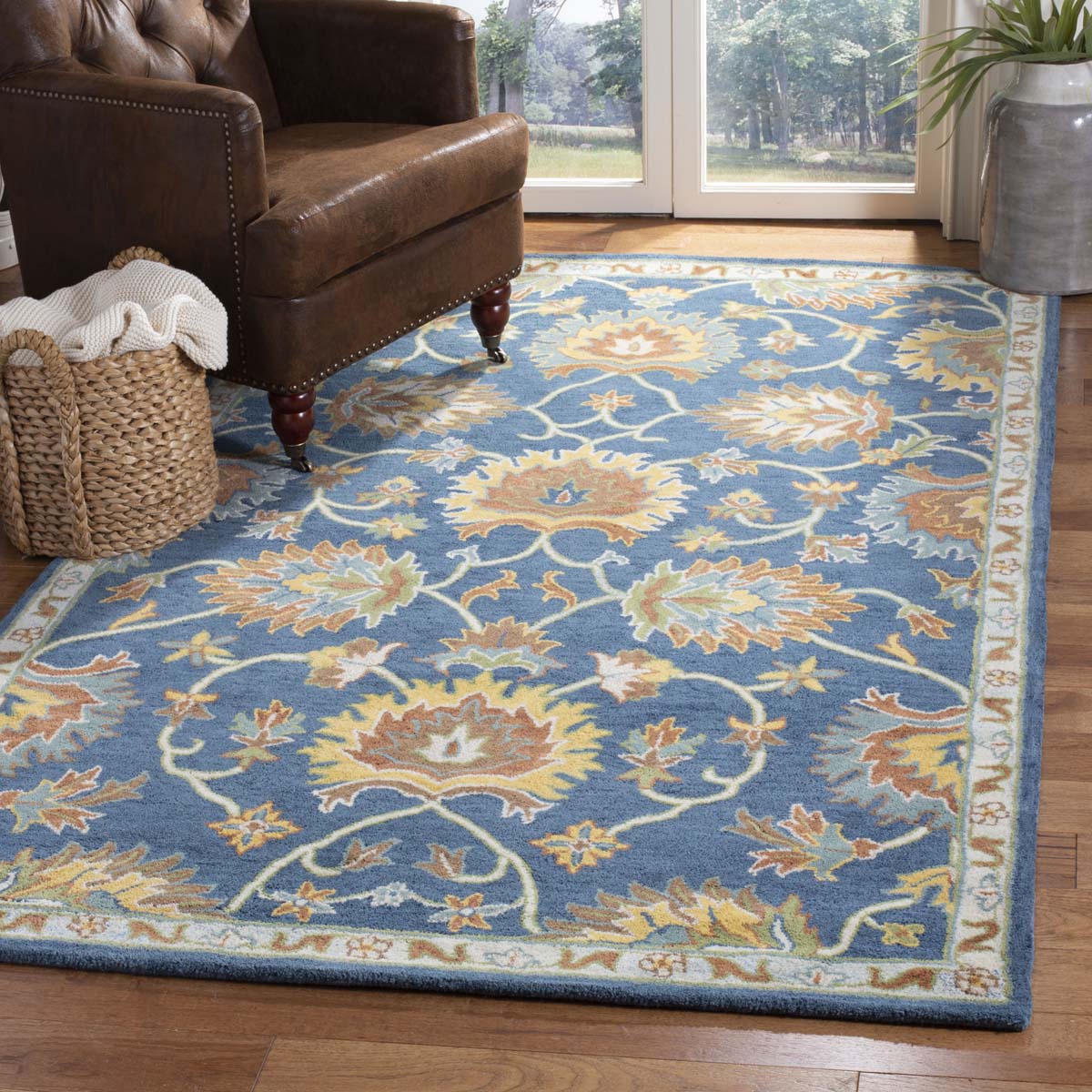 Safavieh Heritage 54A Rug, HG654A - Navy