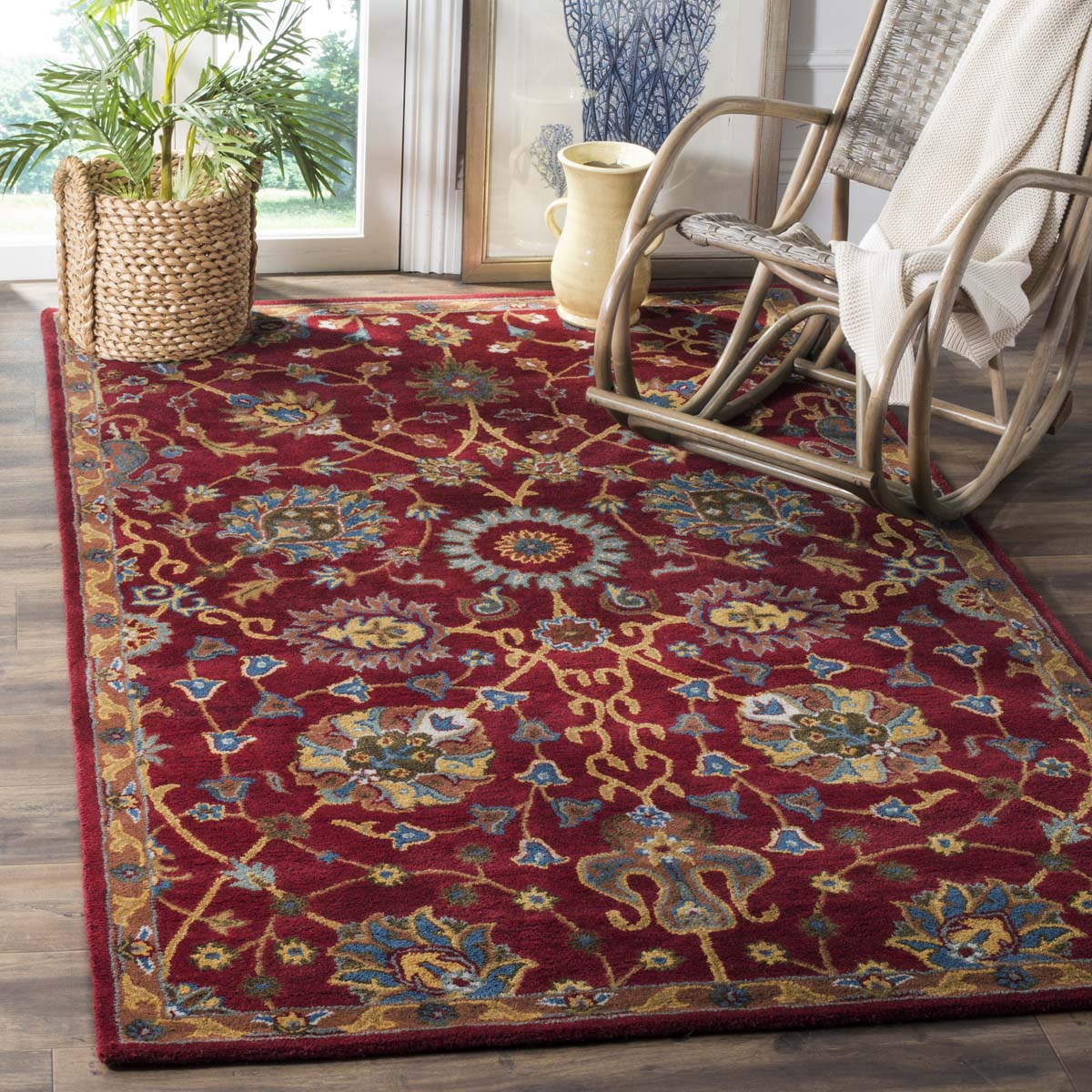 Safavieh Heritage 55A Rug, HG655A - Red