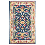 Safavieh Heritage 57N Rug, HG657N - Navy / Ivory