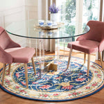 Safavieh Heritage 57N Rug, HG657N - Navy / Ivory