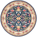 Safavieh Heritage 57N Rug, HG657N - Navy / Ivory