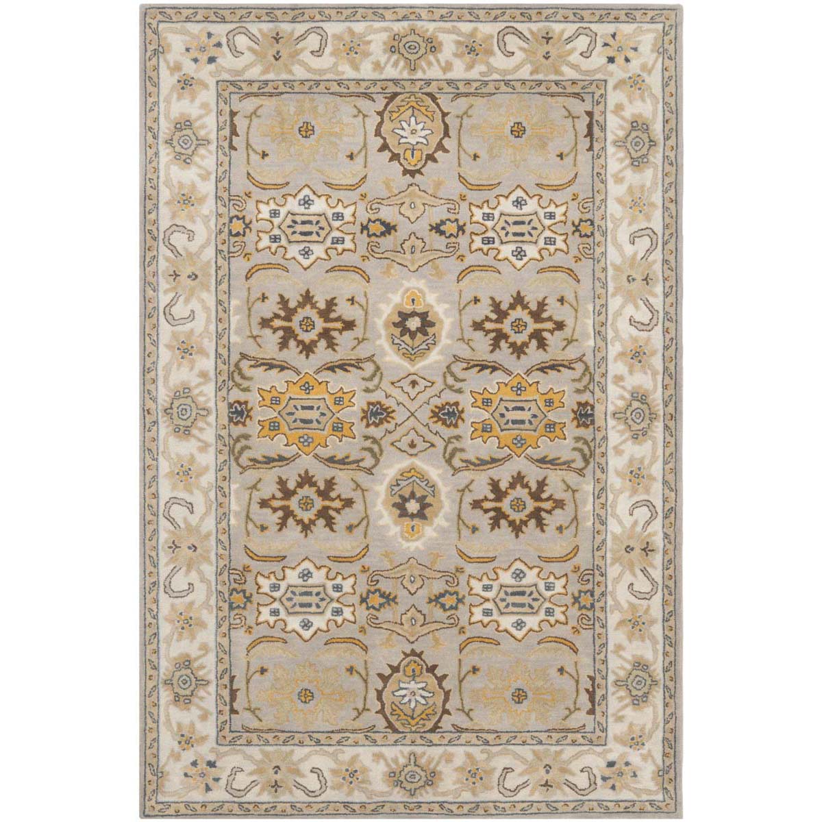 Safavieh Heritage 34C Rug, HG734C - Light Grey / Grey