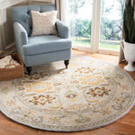 Safavieh Heritage 34C Rug, HG734C - Light Grey / Grey