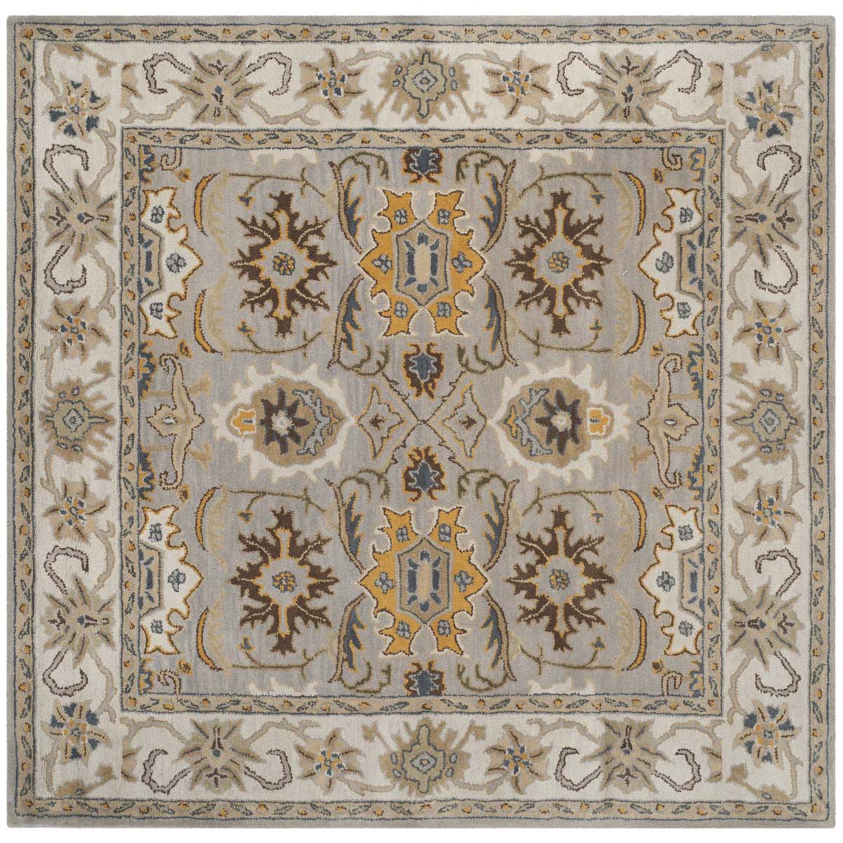 Safavieh Heritage 34C Rug, HG734C - Light Grey / Grey