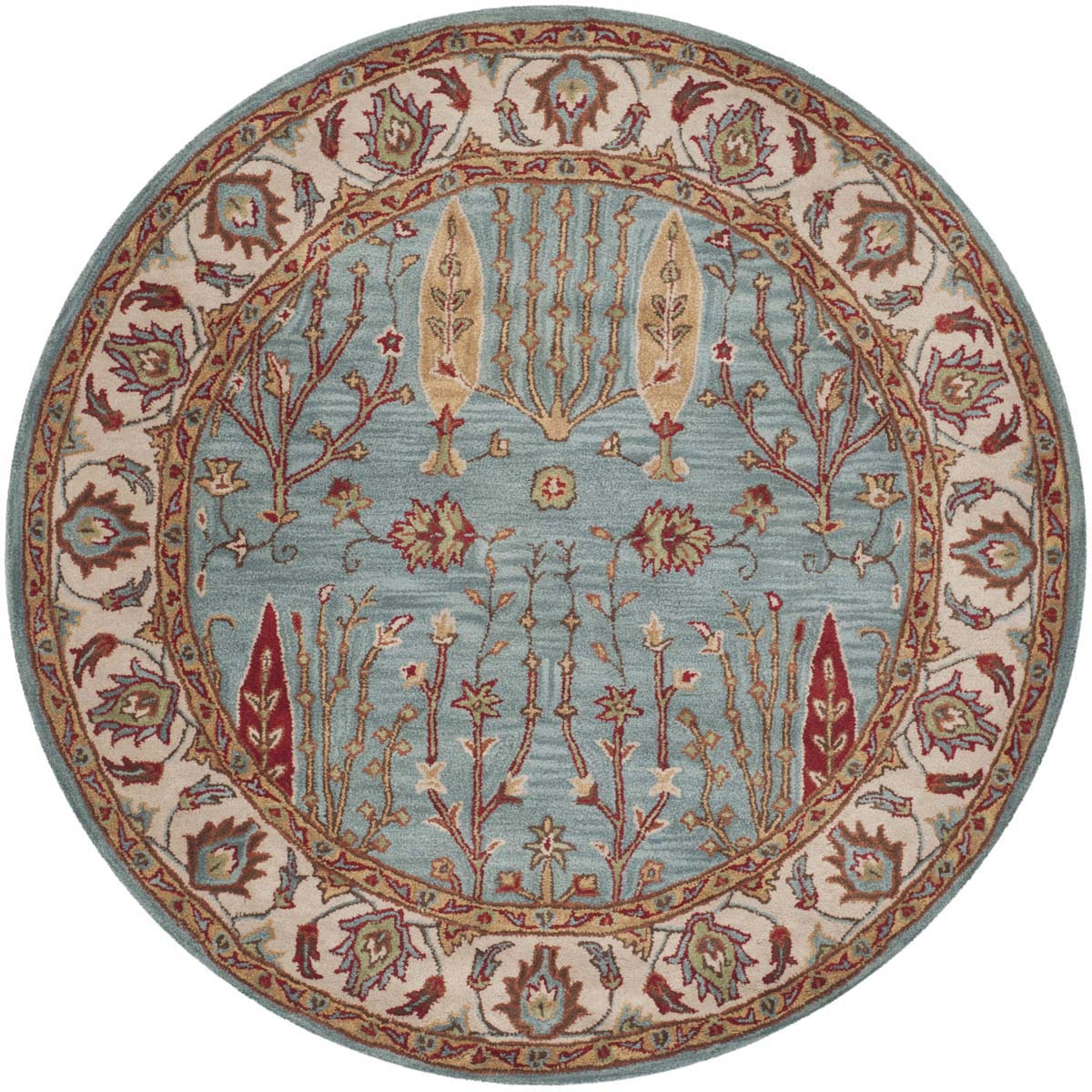 Safavieh Heritage 35A Rug, HG735A - Blue / Ivory