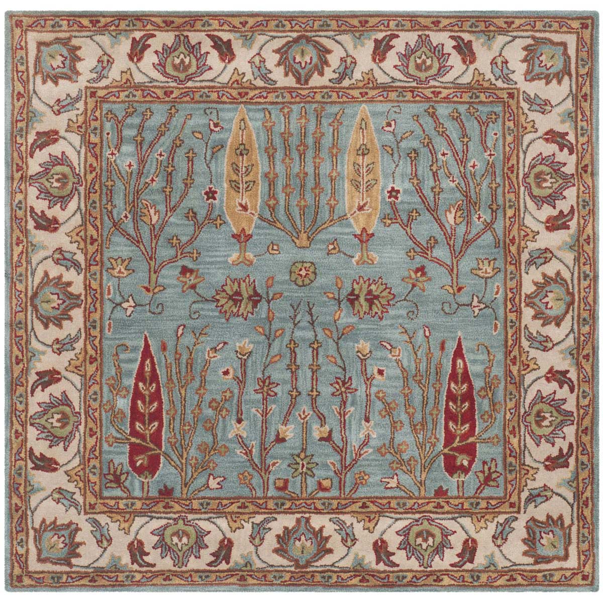 Safavieh Heritage 35A Rug, HG735A - Blue / Ivory