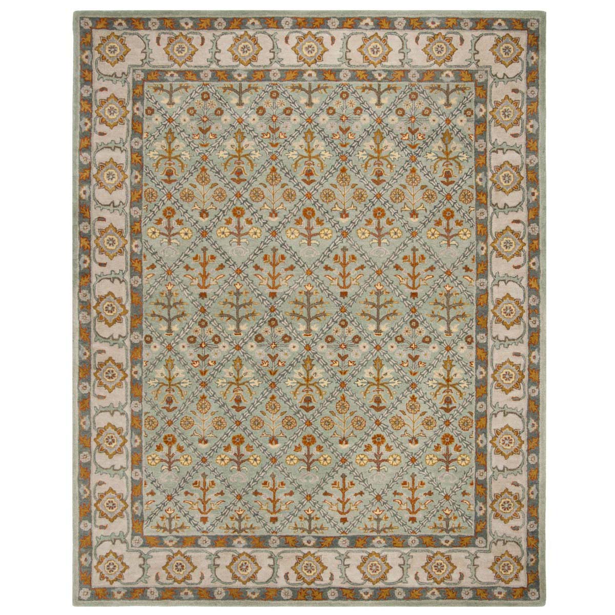 Safavieh Heritage 38A Rug, HG738A - Cream / Blue