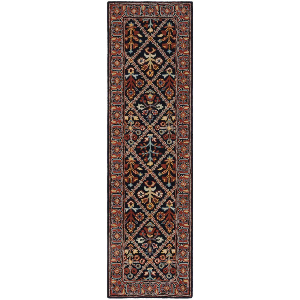 Safavieh Heritage 38N Rug, HG738N - Navy / Red