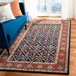 Safavieh Heritage 38N Rug, HG738N - Navy / Red