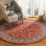 Safavieh Heritage 38Q Rug, HG738Q - Red / Blue