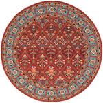 Safavieh Heritage 38Q Rug, HG738Q - Red / Blue