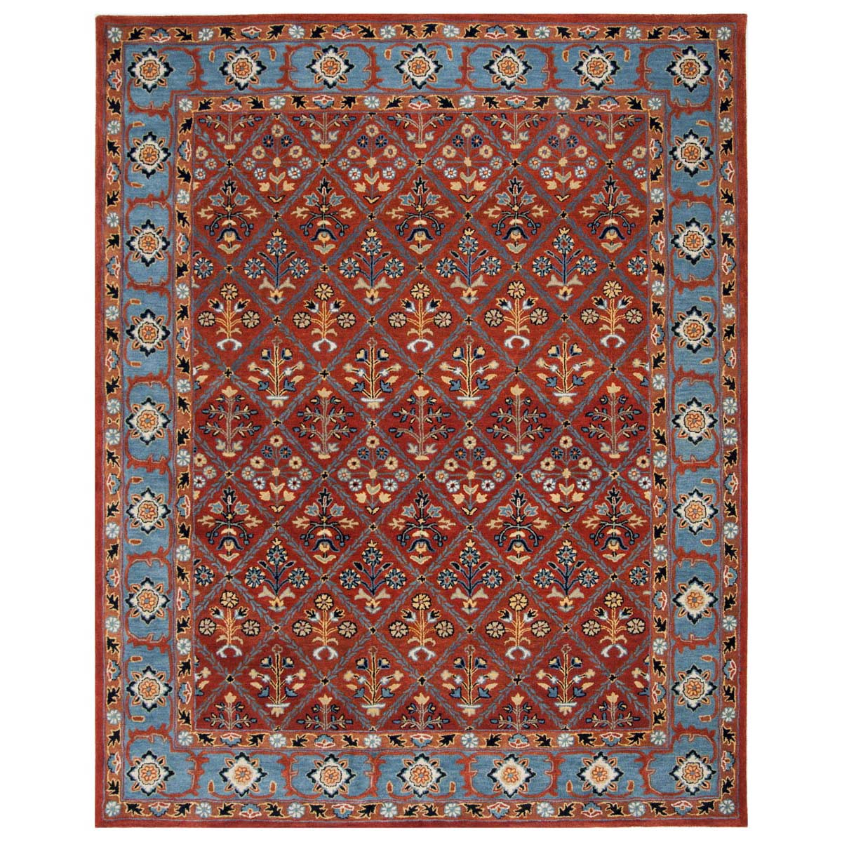 Safavieh Heritage 38Q Rug, HG738Q - Red / Blue