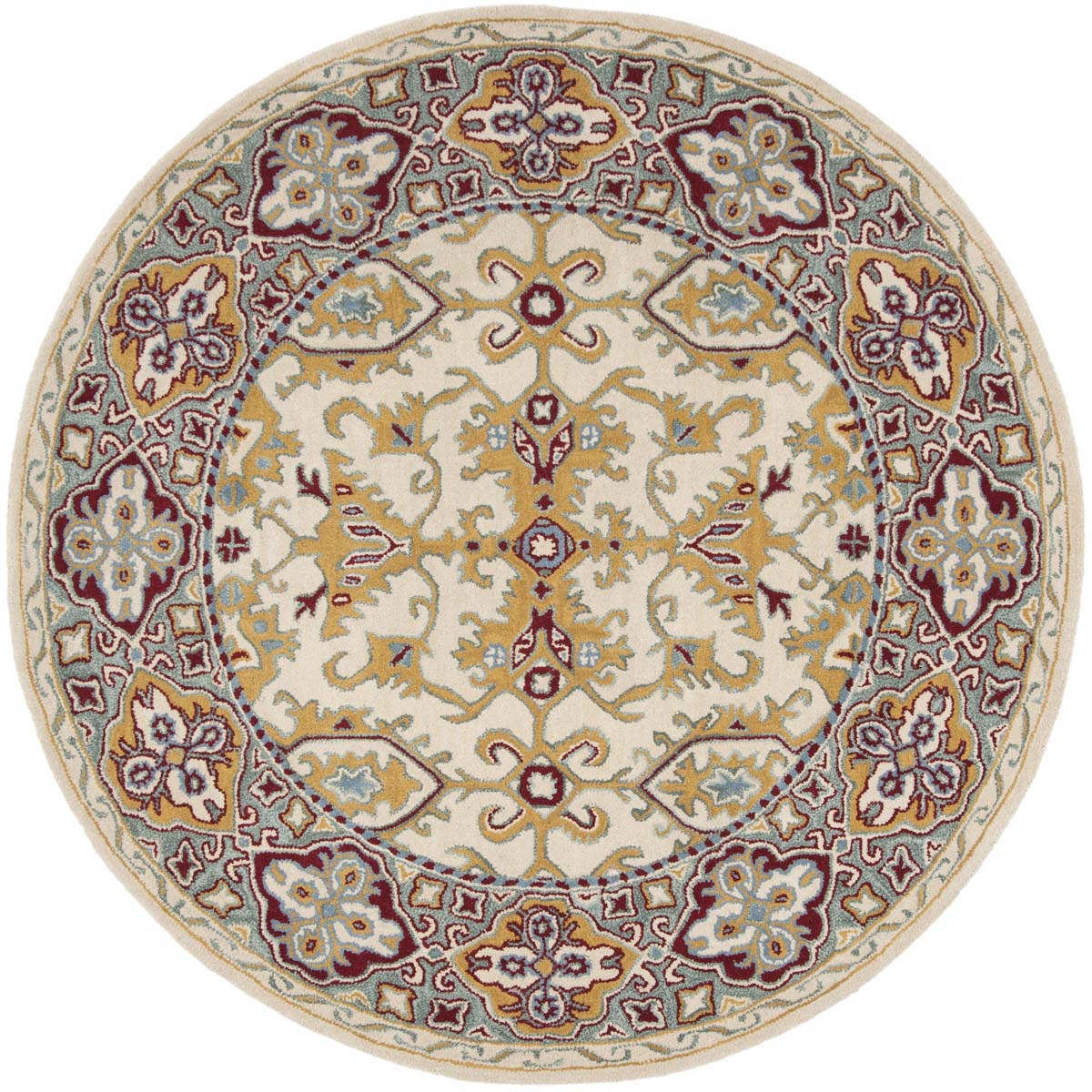 Safavieh Heritage 39A Rug, HG739A - Ivory / Blue