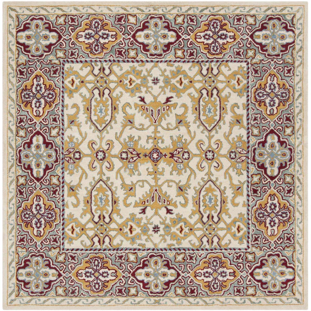 Safavieh Heritage 39A Rug, HG739A - Ivory / Blue