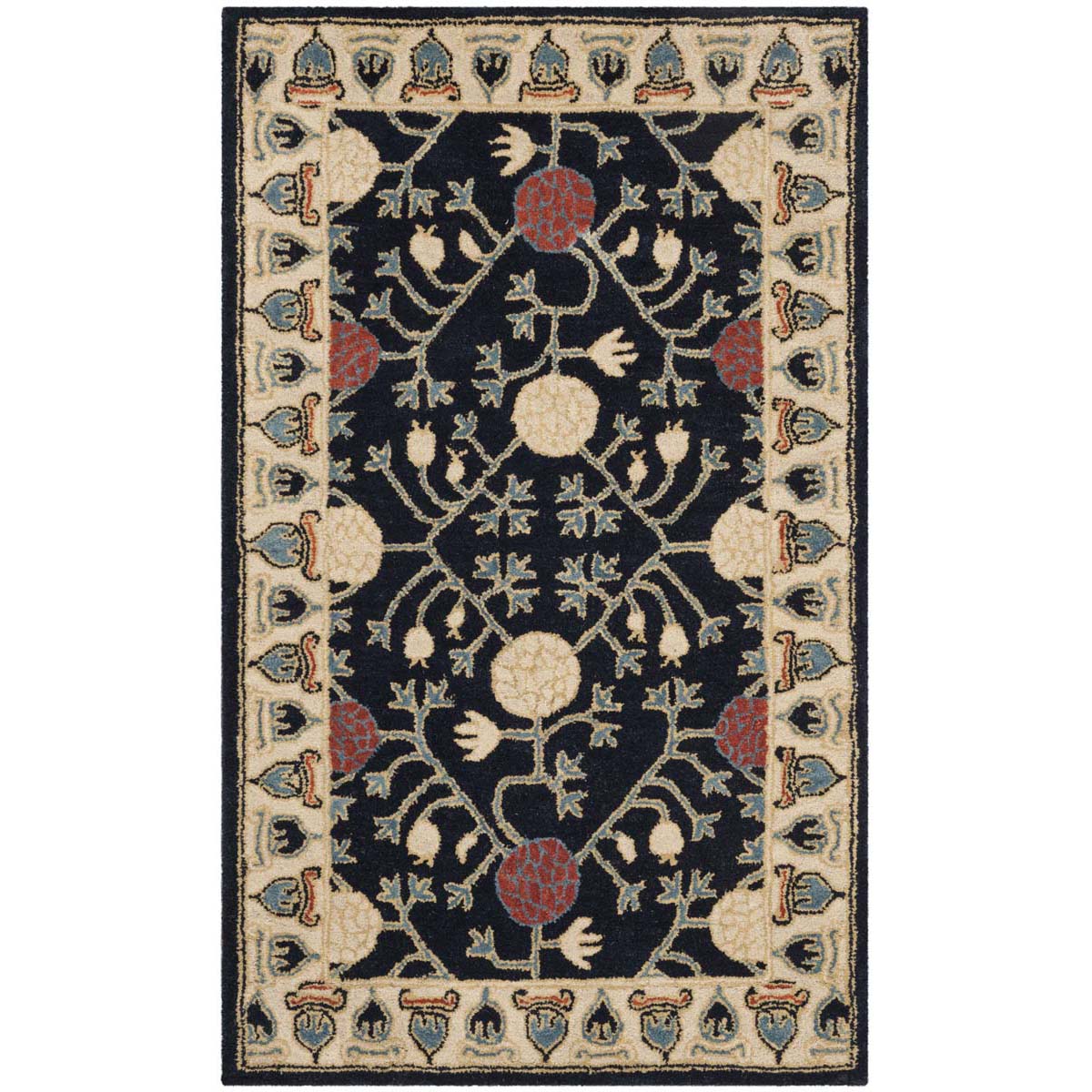 Safavieh Heritage 40N Rug, HG740N - Navy / Ivory