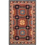 Safavieh Heritage 42N Rug, HG742N - Navy / Orange