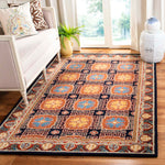 Safavieh Heritage 42N Rug, HG742N - Navy / Orange