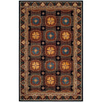 Safavieh Heritage 42N Rug, HG742N - Navy / Orange