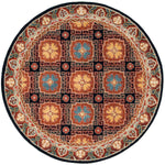 Safavieh Heritage 42N Rug, HG742N - Navy / Orange