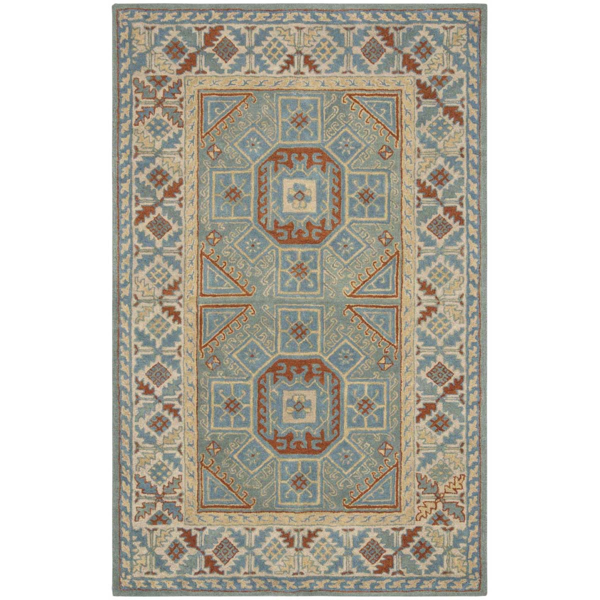 Safavieh Heritage 43M Rug, HG743M - Blue / Beige