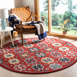 Safavieh Heritage 46Q Rug, HG746Q - Red / Blue