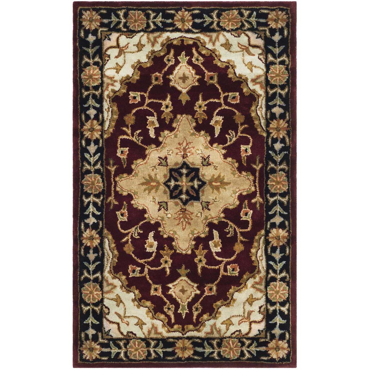 Safavieh Heritage 60B Rug, HG760B - Red / Black