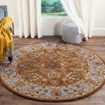 Safavieh Heritage 12A Rug, HG812A - Brown / Blue