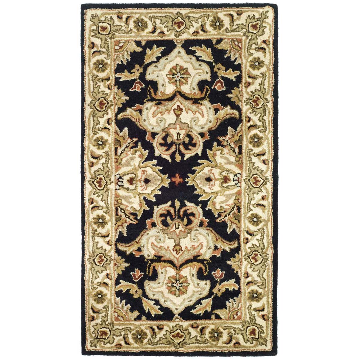 Safavieh Heritage 17A Rug, HG817A - Black / Ivory