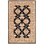 Safavieh Heritage 17A Rug, HG817A - Black / Ivory