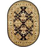 Safavieh Heritage 17A Rug, HG817A - Black / Ivory