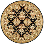 Safavieh Heritage 17A Rug, HG817A - Black / Ivory