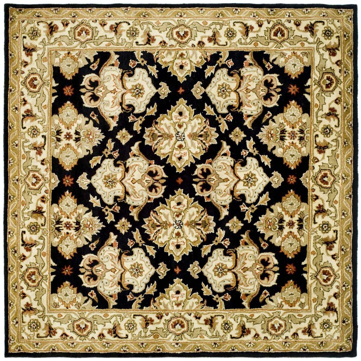 Safavieh Heritage 17A Rug, HG817A - Black / Ivory