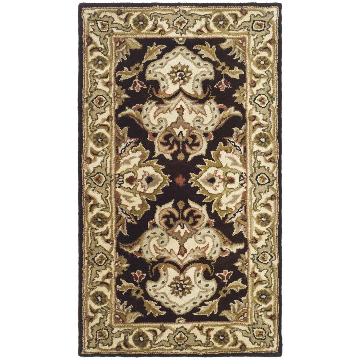 Safavieh Heritage 17B Rug, HG817B - Espresso / Ivory