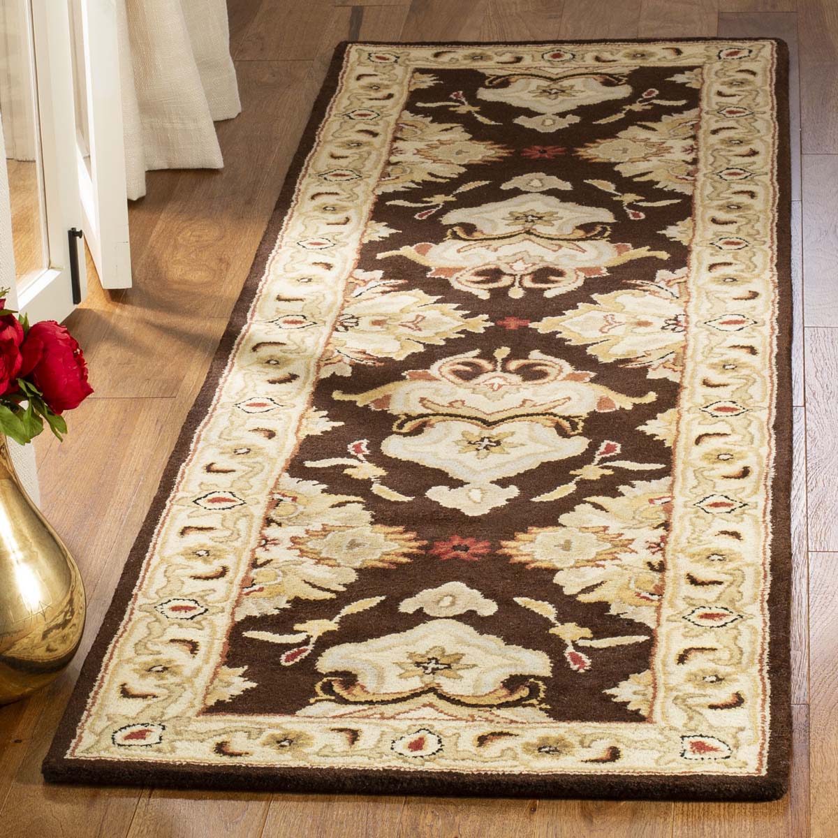 Safavieh Heritage 17B Rug, HG817B - Espresso / Ivory