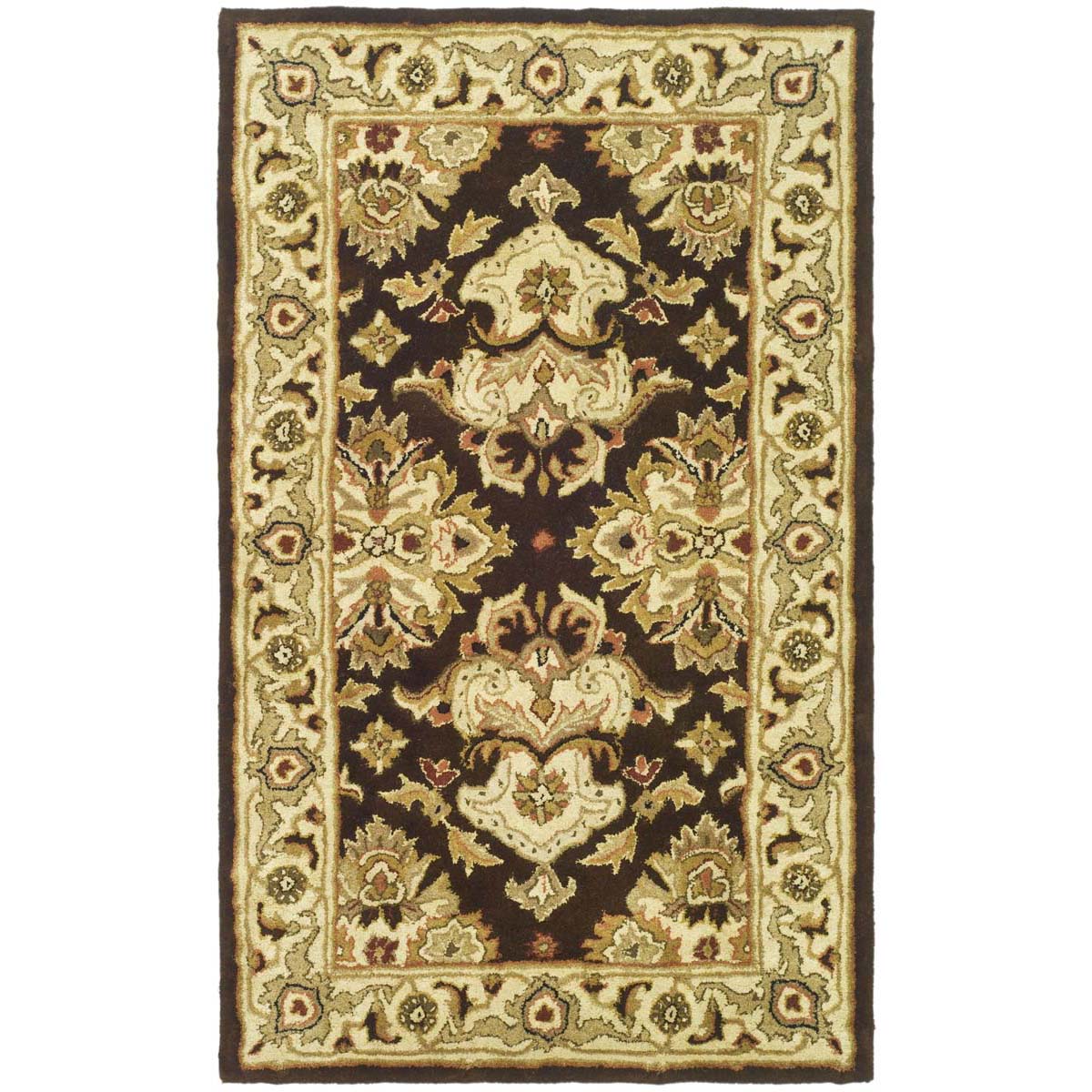 Safavieh Heritage 17B Rug, HG817B - Espresso / Ivory