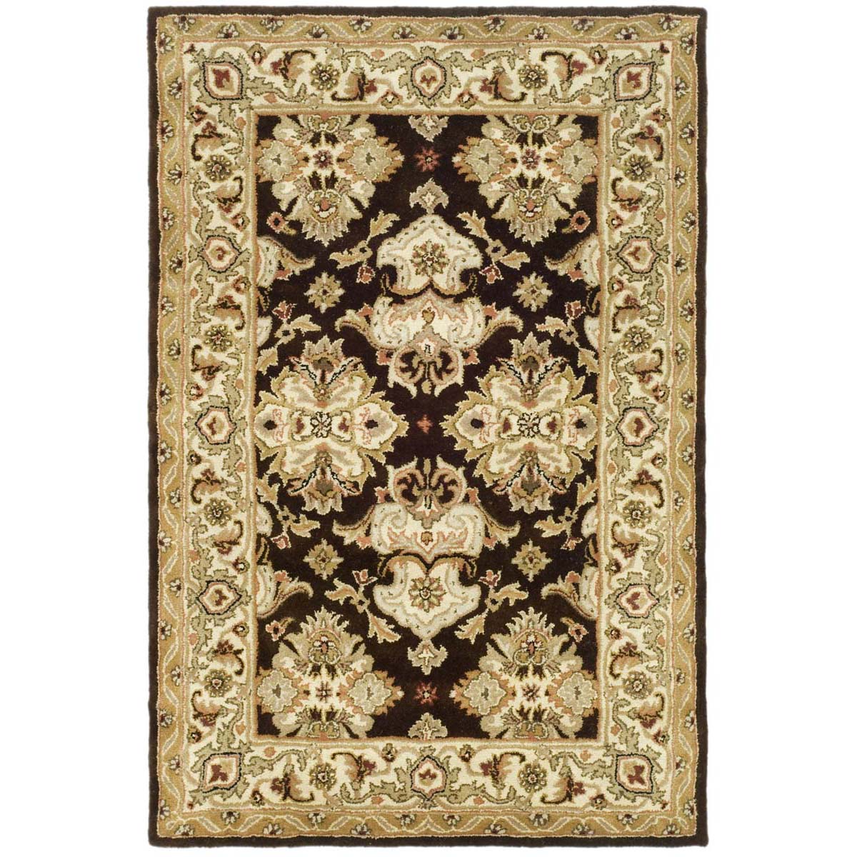 Safavieh Heritage 17B Rug, HG817B - Espresso / Ivory