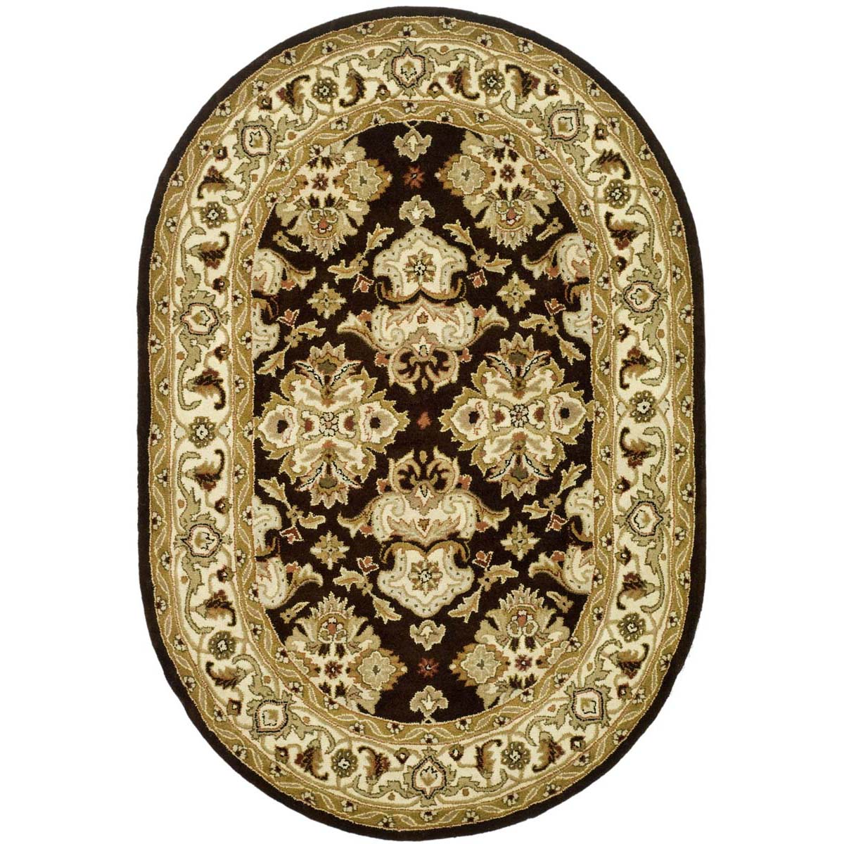 Safavieh Heritage 17B Rug, HG817B - Espresso / Ivory