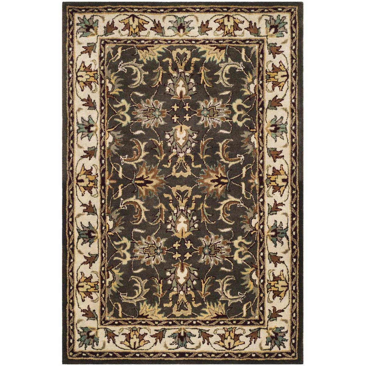 Safavieh Heritage 19A Rug, HG819A - Black / Ivory