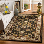 Safavieh Heritage 19A Rug, HG819A - Black / Ivory