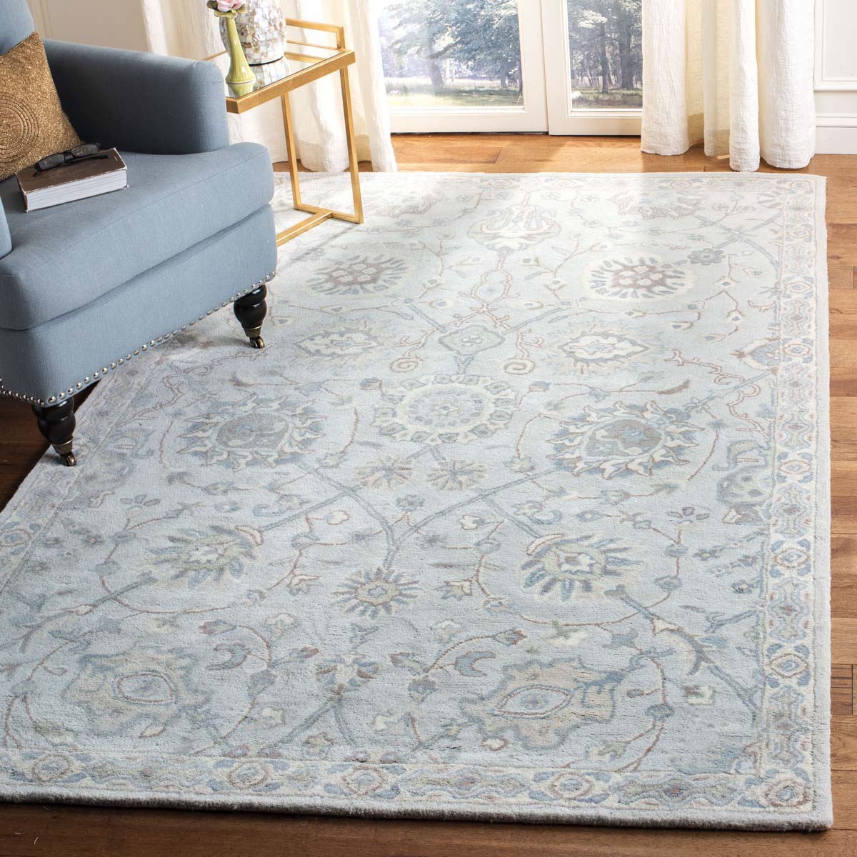 Safavieh Heritage 24B Rug, HG824B - Silver / Ivory