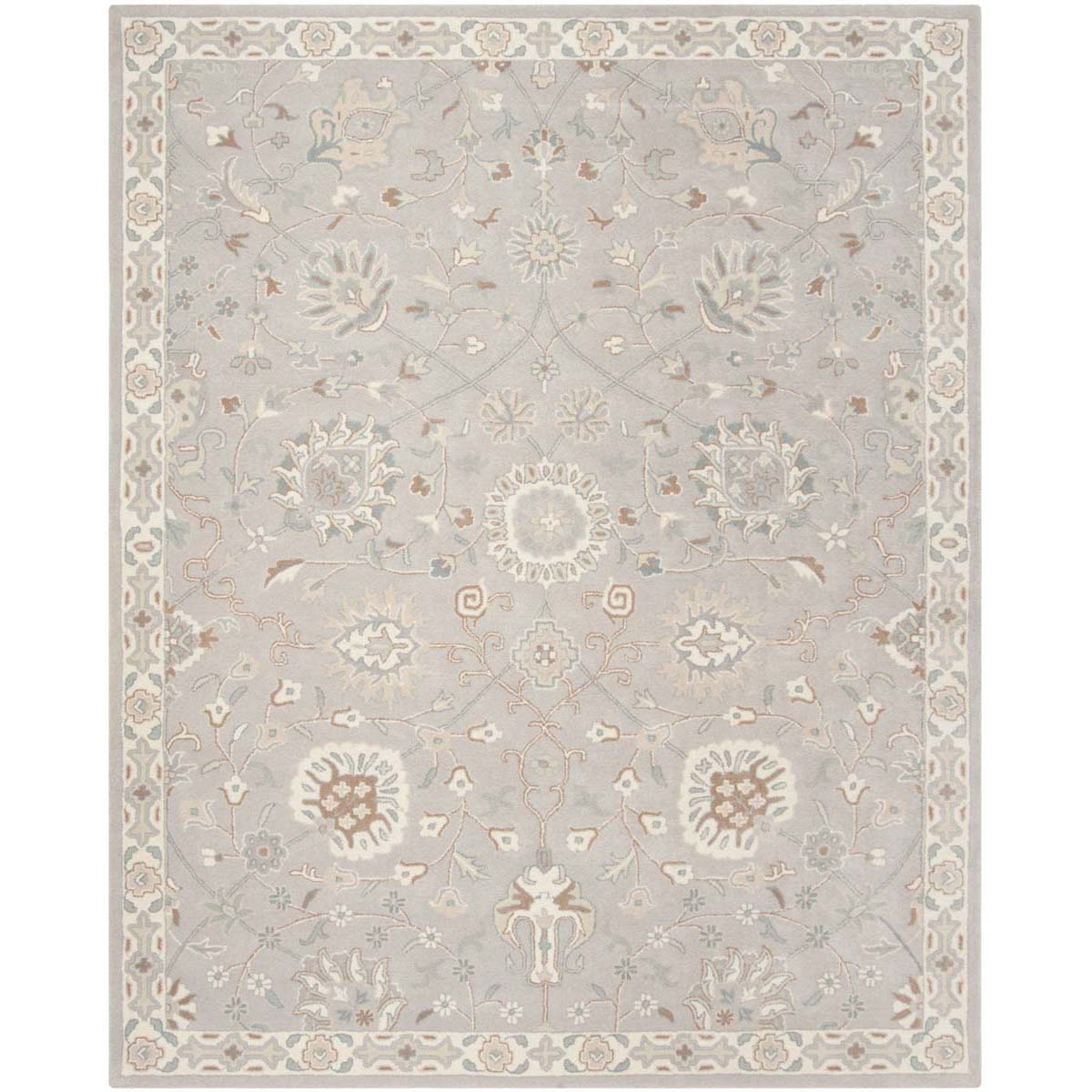 Safavieh Heritage 24B Rug, HG824B - Silver / Ivory