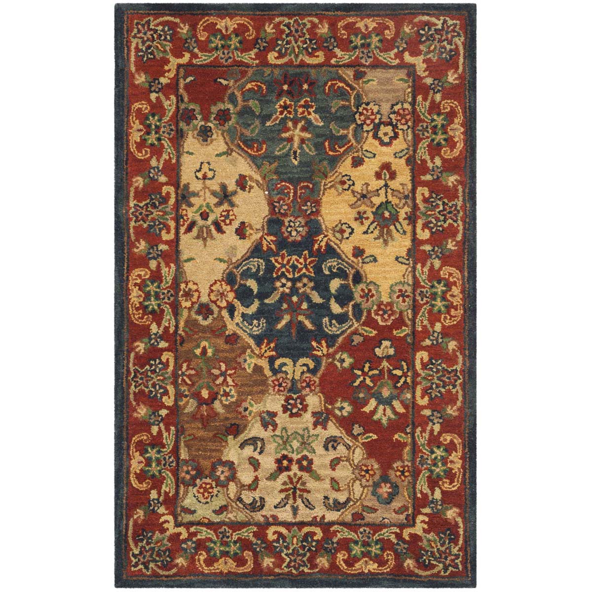 Safavieh Heritage 11B Rug, HG911B - Beige / Burgundy