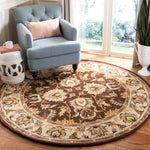 Safavieh Heritage 12A Rug, HG912A - Brown / Ivory