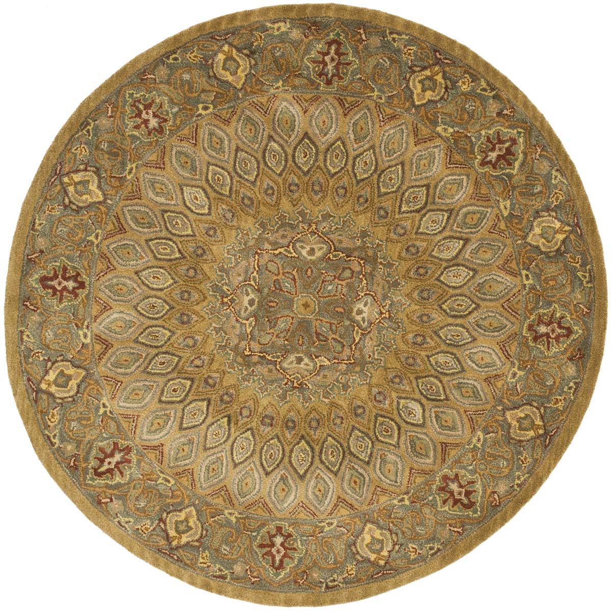 Safavieh Heritage 14A Rug, HG914A - Light Brown / Grey