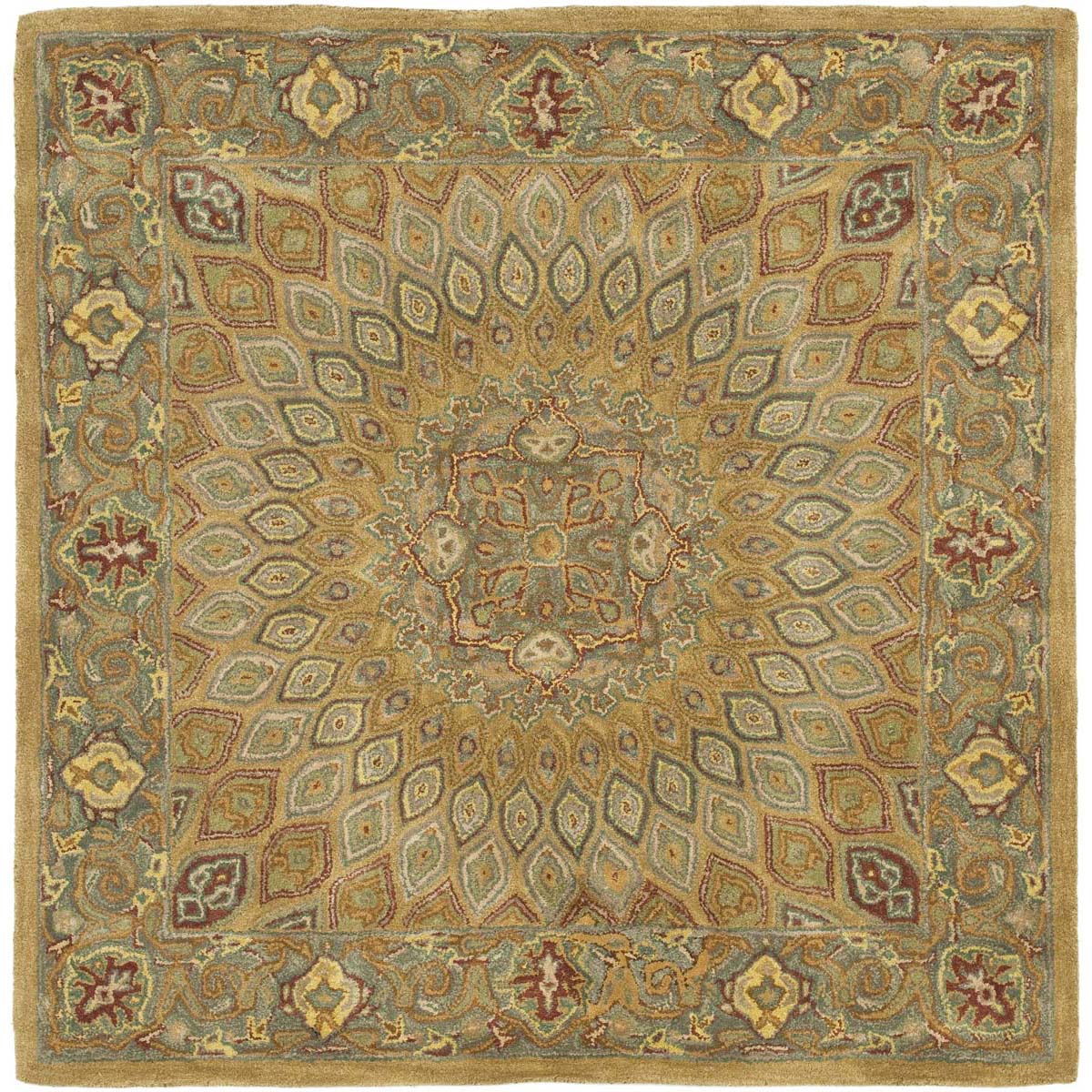 Safavieh Heritage 14A Rug, HG914A - Light Brown / Grey