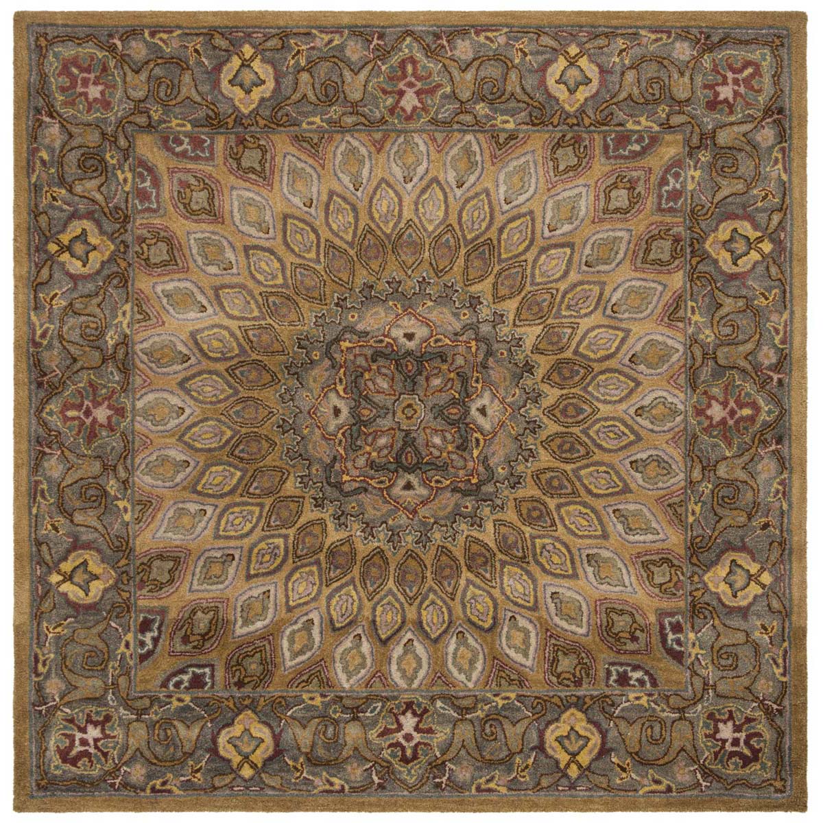 Safavieh Heritage 14A Rug, HG914A - Light Brown / Grey