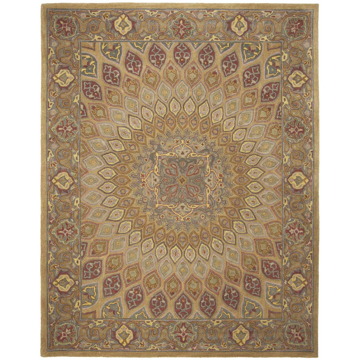 Safavieh Heritage 14A Rug, HG914A - Light Brown / Grey